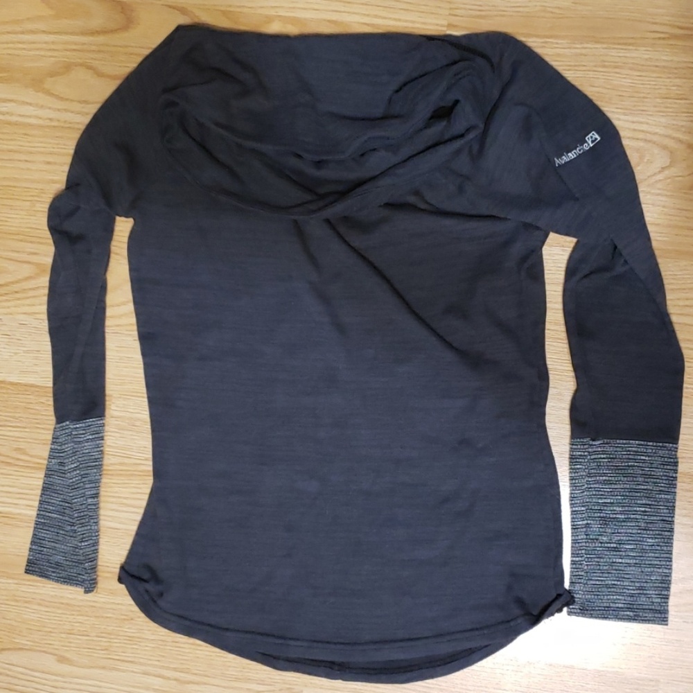 Avalanche long sleeve cowl neck shirt